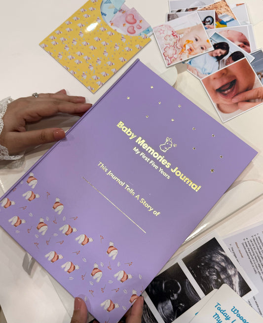 Baby Memories Journal Lilac Color