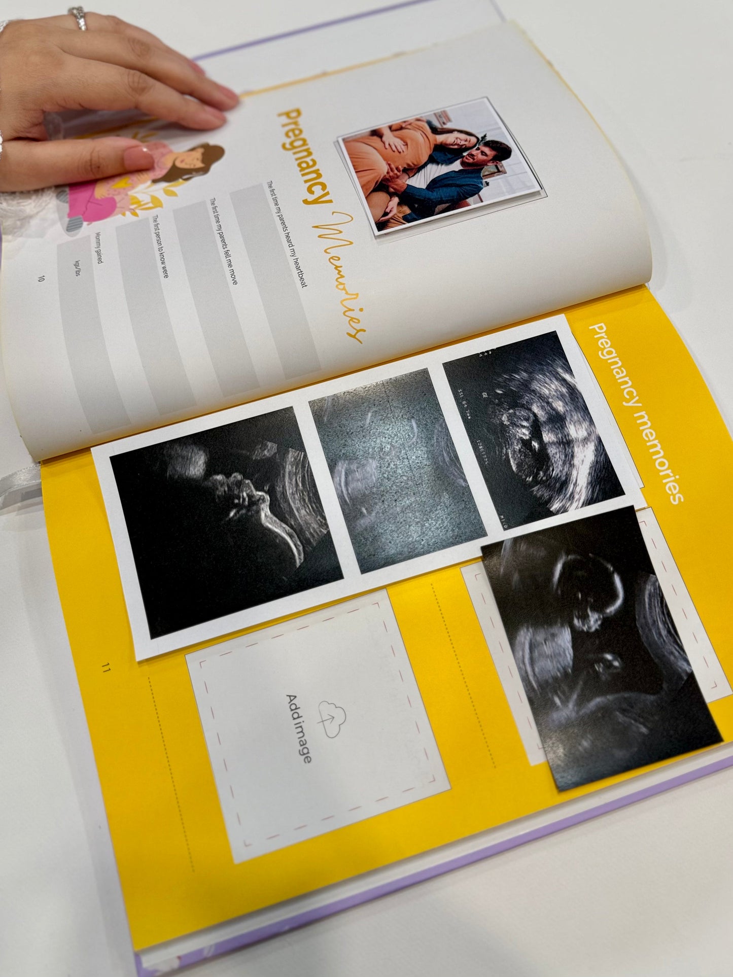 Baby Memories Journal Yellow Color