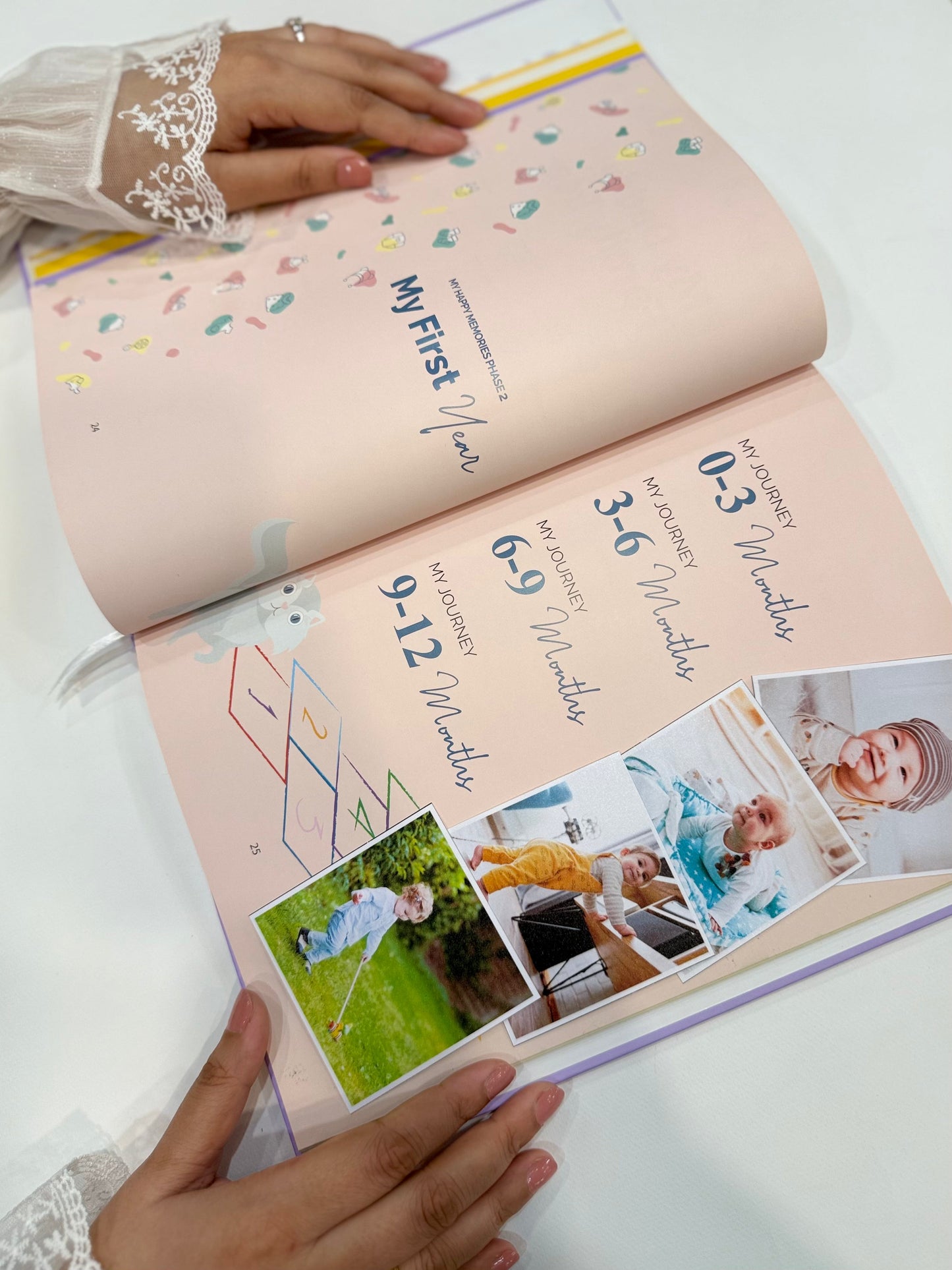 Baby Memories Journal Yellow Color