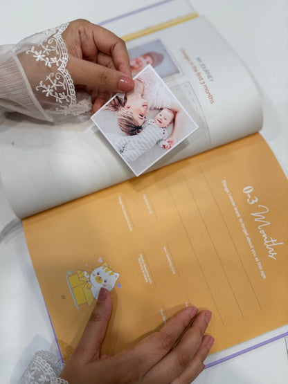 Baby Memories Journal Lilac Color