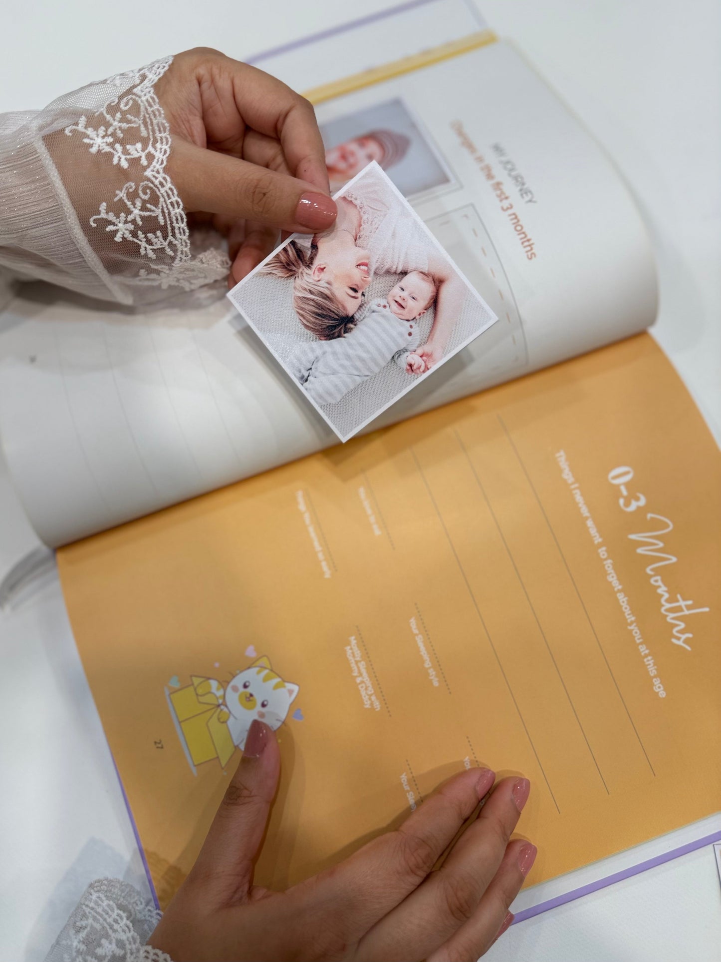 Baby Memories Journal Skyblue Color