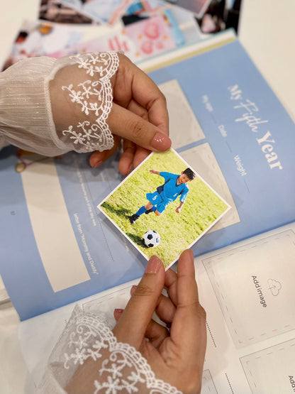 Baby Memories Journal Skyblue Color