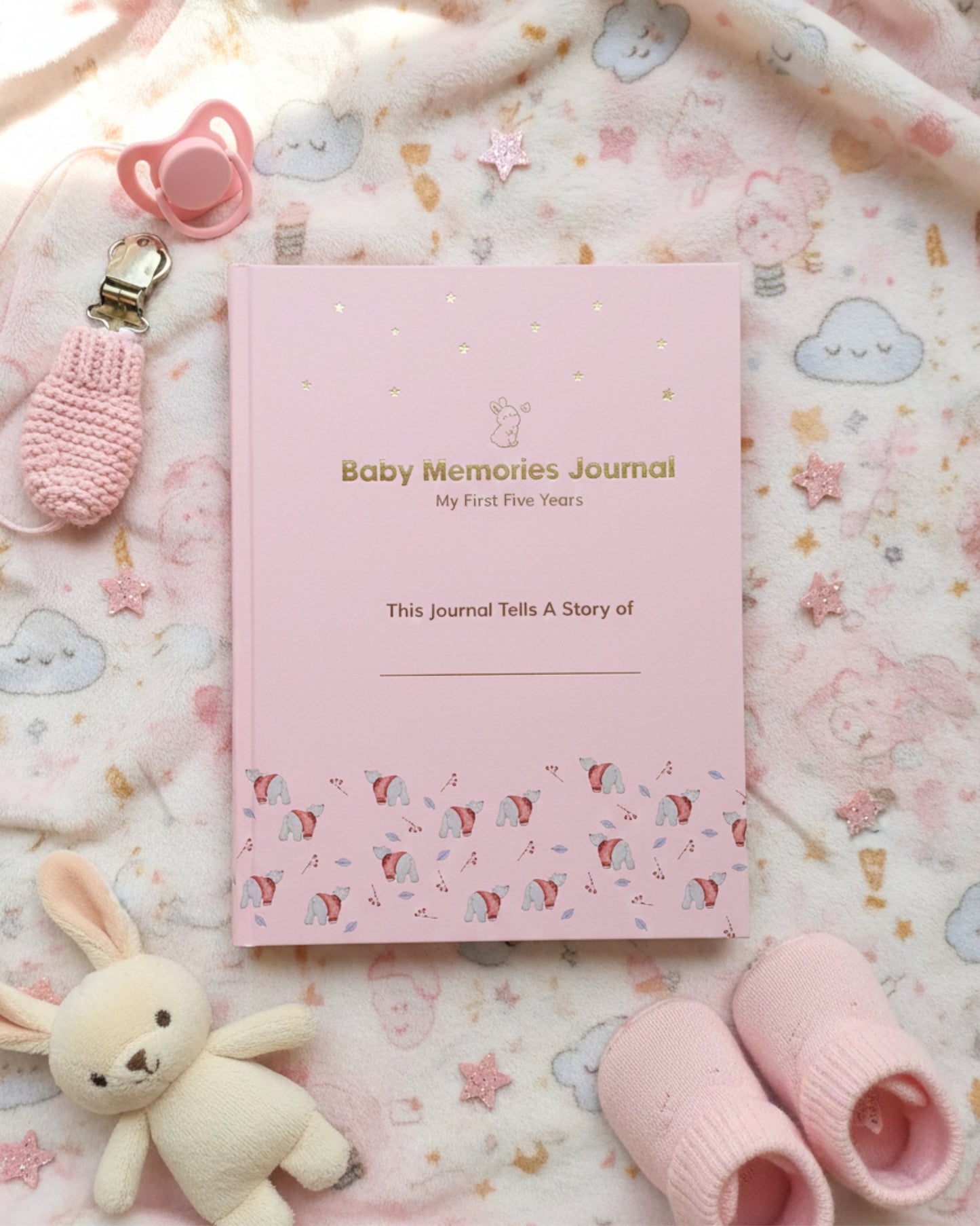 Baby Memories Journal Light Pink Color