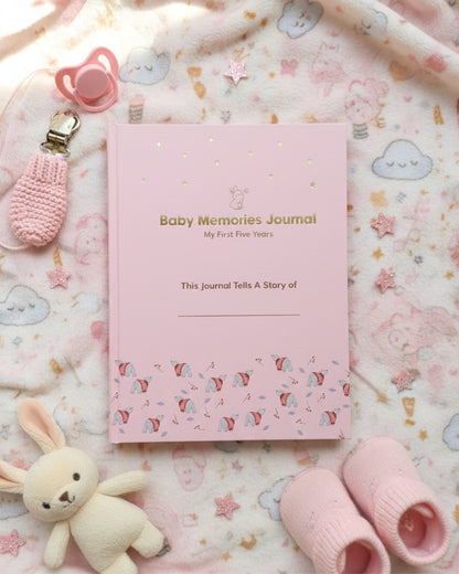 Baby Memories Journal Light Pink Color